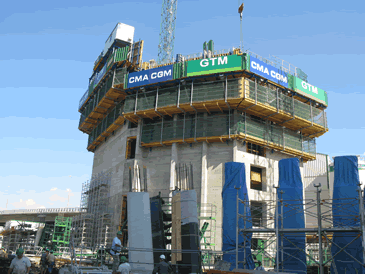 La Tour CMA-CGM en gestation 
