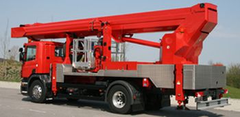 Ruthmann T470  : nacelle à grand déport à Intermat
