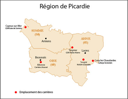 Portes ouvertes dans les carrières picardes