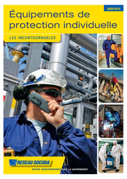 Catalogue Socoda « Les incontournables » dédié aux EPI