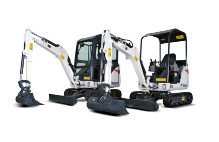 Nouvelles pelles Bobcat de 1 à 2 tonnes