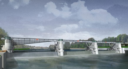 Bouygues entame la reconstruction du barrage de Chatou