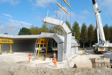 Un pont Tensiter sur l'A88