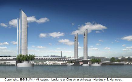 Vinci Construction va réaliser le pont levant de Bordeaux