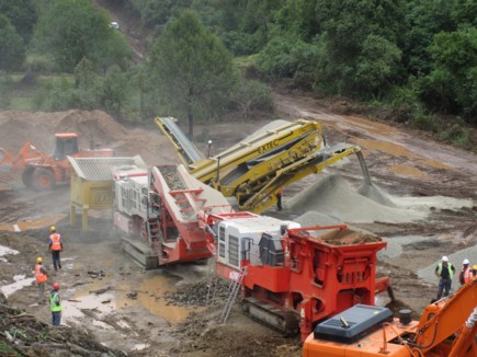 Premier train de concassage-criblage Sandvik au Kenya