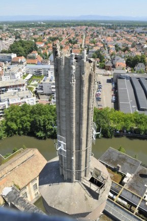 Déconstruction d'un symbole de l'histoire industrielle alsacienne