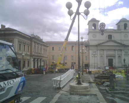 Des grues Grove au secours d’un site historique en Italie
