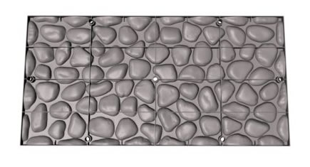 Un coffrage modulaire en plastique à haute productivité 