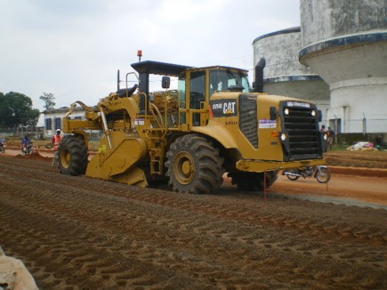 Stabilisation de route au Cameroun
