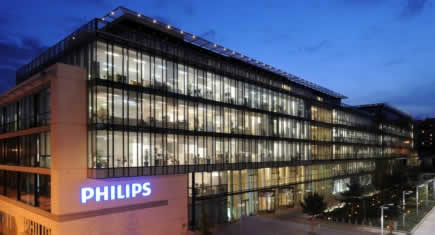 Le siège social de Philips France  certifié HQE Exploitation