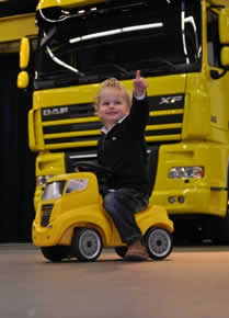 Un vrai Daf XF105 à roulettes