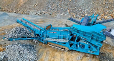 Le Warrior 2400 Powerscreen à la Bauma