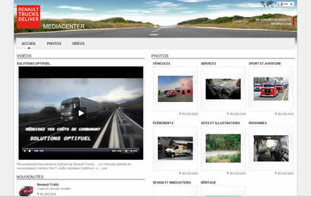 Renault Trucks lance son Mediacenter