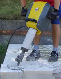 Maxi frappe pour le marteau électrique EH 25 