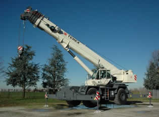RT 100, une grue tout terrain Terex à Bauma