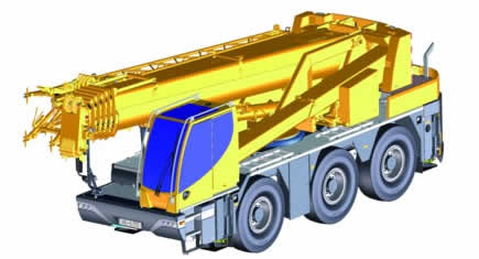 Une nouvelle grue mobile compacte Liebherr à Bauma