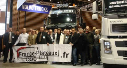 France Plateaux référence Volvo Trucks France