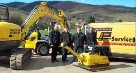 TP Service : distribution exclusive en Alsace de la carte Wacker Neuson