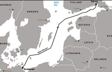 Le gazoduc géant Nord Stream