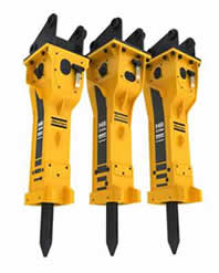 3 nouveaux marteaux hydrauliques lourds et puissants pour Atlas Copco