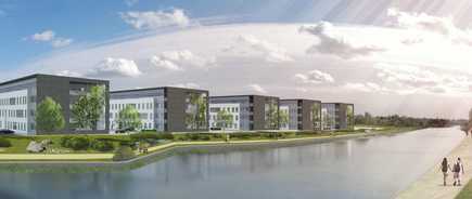 Baptême du nouveau parc tertiaire Rivéo à Marquette-lez-Lille