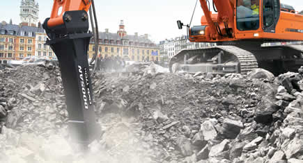 Marteaux hydrauliques : en « vert » et contre tout