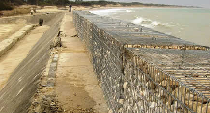 Les gabions pré-remplis, une solution pour les interventions d’urgence