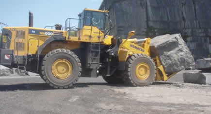 Les Carrières du Hainaut adoptent une chargeuse Komatsu
