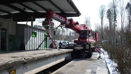 Opération de levage jumelé pour 2 grues Terex