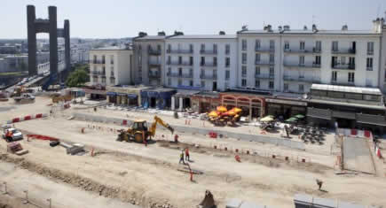 Eurovia construit le premier tramway de Brest 