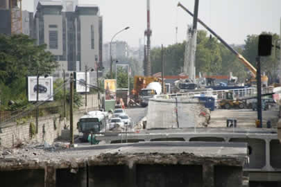 Tramway T3 : déconstruction du viaduc de la Porte de Vitry