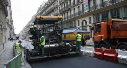 Enrobé Screg de haute résistance pour voie de bus