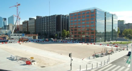 Inauguration de la place de la Croisée à Nanterre