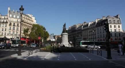 Place de Clichy : les piétons à nouveau les bienvenus 
