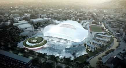 La ville de Marseille et la société Arema signent un contrat pour la reconfiguration du stade Vélodrome