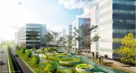 87 500 m² de bureaux en construction à Gennevilliers
