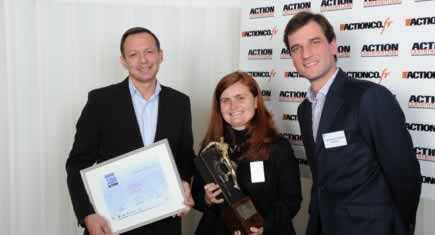 Le Club Applicateurs Chape Sika remporte le Trophée d'Or 2010 Action Commerciale