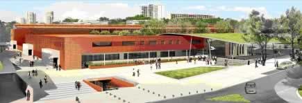 Le lycée marseillais de la Fourragère sort de terre