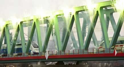 Le pont ferroviaire de Kehl inauguré