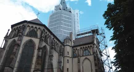 Coup de jeune pour l’église Sainte Geneviève à Mulhouse
