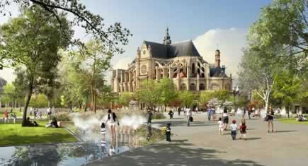 Les Halles : le chantier dans les start in-block