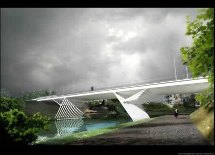 Le groupement Lamoureux et Ricciotti Ingénierie réalisera le Pont de la République à Montpellier