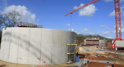 Béton de haute étanchéité pour station d’épuration verte
