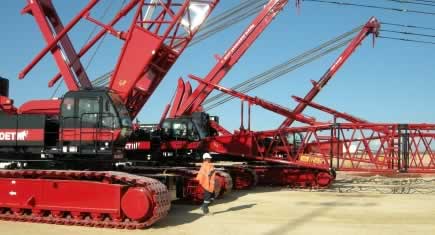 Mammoet passe une commande de 29 grues sur chenilles Kobelco