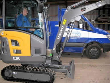 Le savoir-faire de Groeneveld pour les mini-pelles Volvo