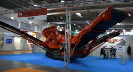 Le crible Terex-Finlay 863 à Samoter