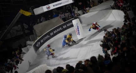 Wacker Neuson au championnat du monde Red Bull Crashed Ice