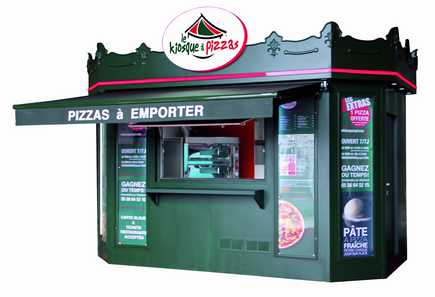 Bâtiments modulaires à pizzas