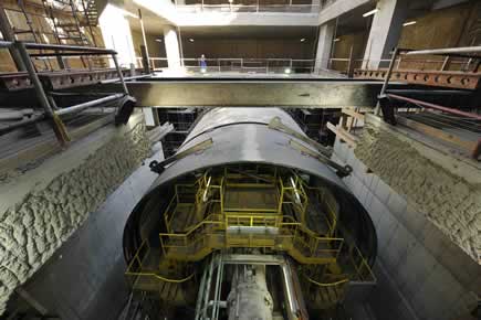 Ligne 3 du métro du Caire, en Egypte 