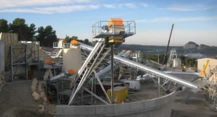 Nouvelle installation chez Durance Granulats